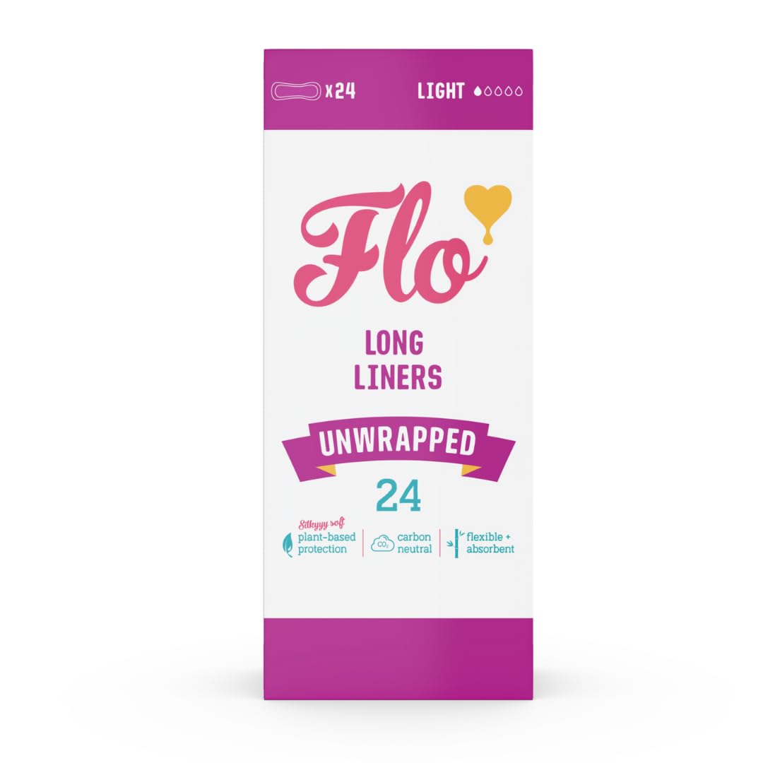 Here we Flo Bamboo Naked Liner 24 Count, 24 CT