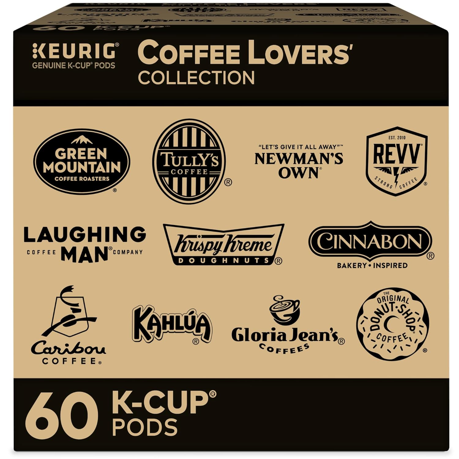 Keurig Coffee Lovers’ Collection Variety Pack, Single-Serve Coffee K-Cup Pods Sampler, 60 Count
