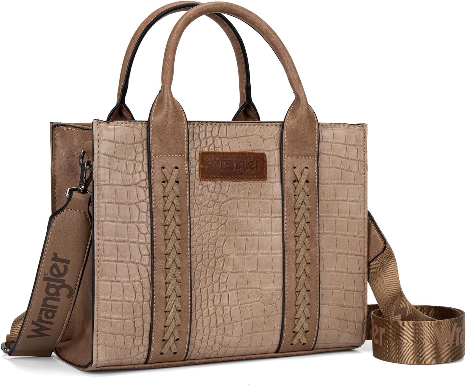 Wrangler Tote Bag for Women Designer Satchel Handbags Top-handle Purses with Strap