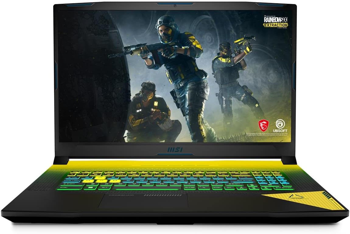 MSI Crosshair 17 17.3″ 144Hz FHD Gaming Laptop: Intel Core i7-12700H RTX 3070 16GB 512GB NVMe SSD, Type-C USB 3.2 , Backlight Keyboard , Cooler Boost 5, Win11 Home: Multi-Color Gradient B12UGZ-295