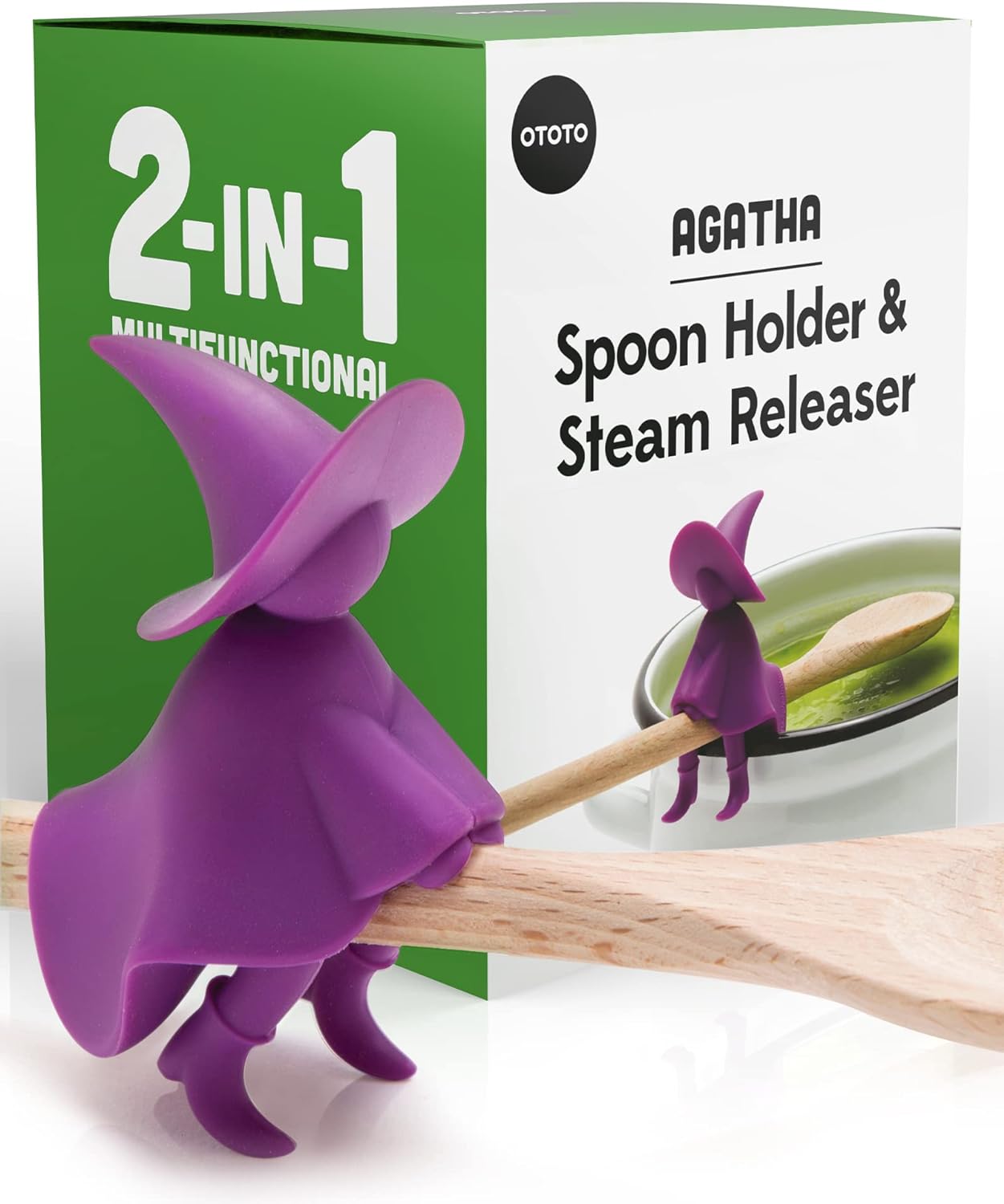 Funny Spoon Holder by OTOTO – Spoon Rest for Stove Top – Cooking Gadgets, Cooking Gifts, Cool Kitchen Gadgets, Cool Gifts, Cute Kitchen Accessories