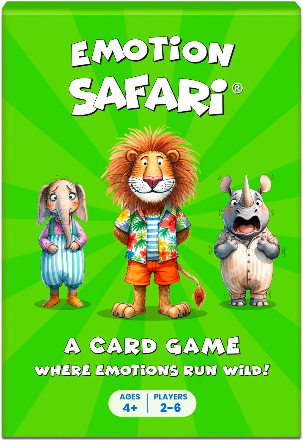 Fun Animal Card Game for Kids Ages 4+, 2-6 Players, Boosts Emotional Learning Skills!