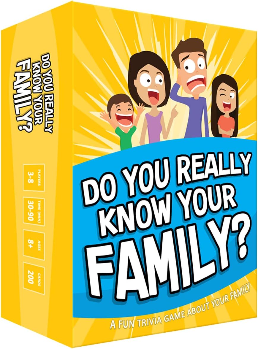 Do You Really Know Your Family? A Fun Family Game Filled with Conversation Starters and Challenges – Great for Kids, Teens and Adults