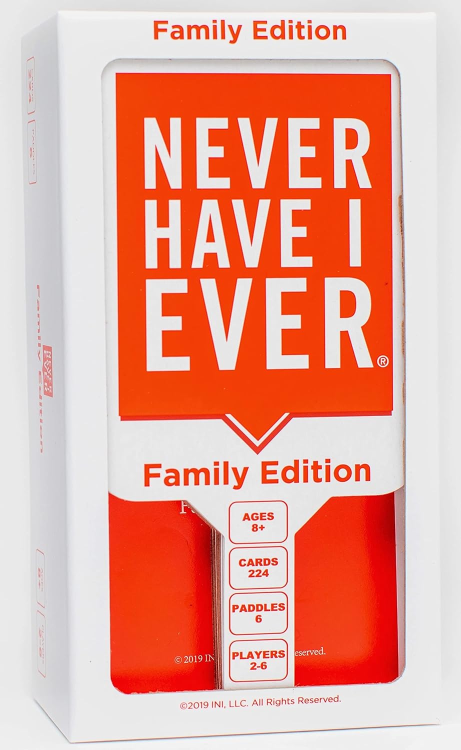 Never Have I Ever Family Edition Card Game Set Vol 2 | Fun Family Game Night Party Games for Kids and Adults | for 2+ Players | Ages 8 +