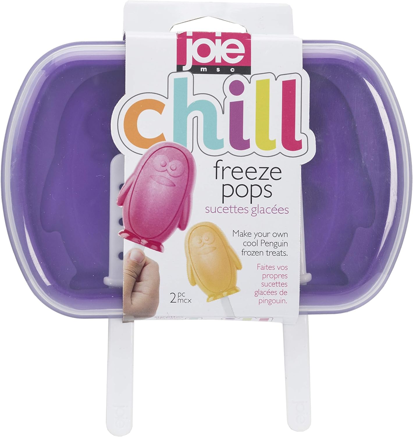 Joie Kitchen Gadgets 69389 Penguin Freeze pops Tray, Plastic