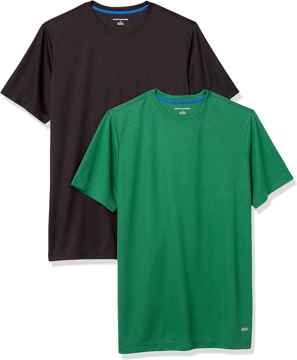 Amazon Essentials Men’s Active Performance Tech T-Shirt (Available in Big & Tall), Pack of 2